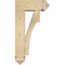 Ekena Millwork Westlake Arts and Crafts Rough Sawn Bracket w/ Offset Brace, Douglas Fir, 6"W x 14"D x 26"H BKT0604X14X26WTL03RDF - alternate 3